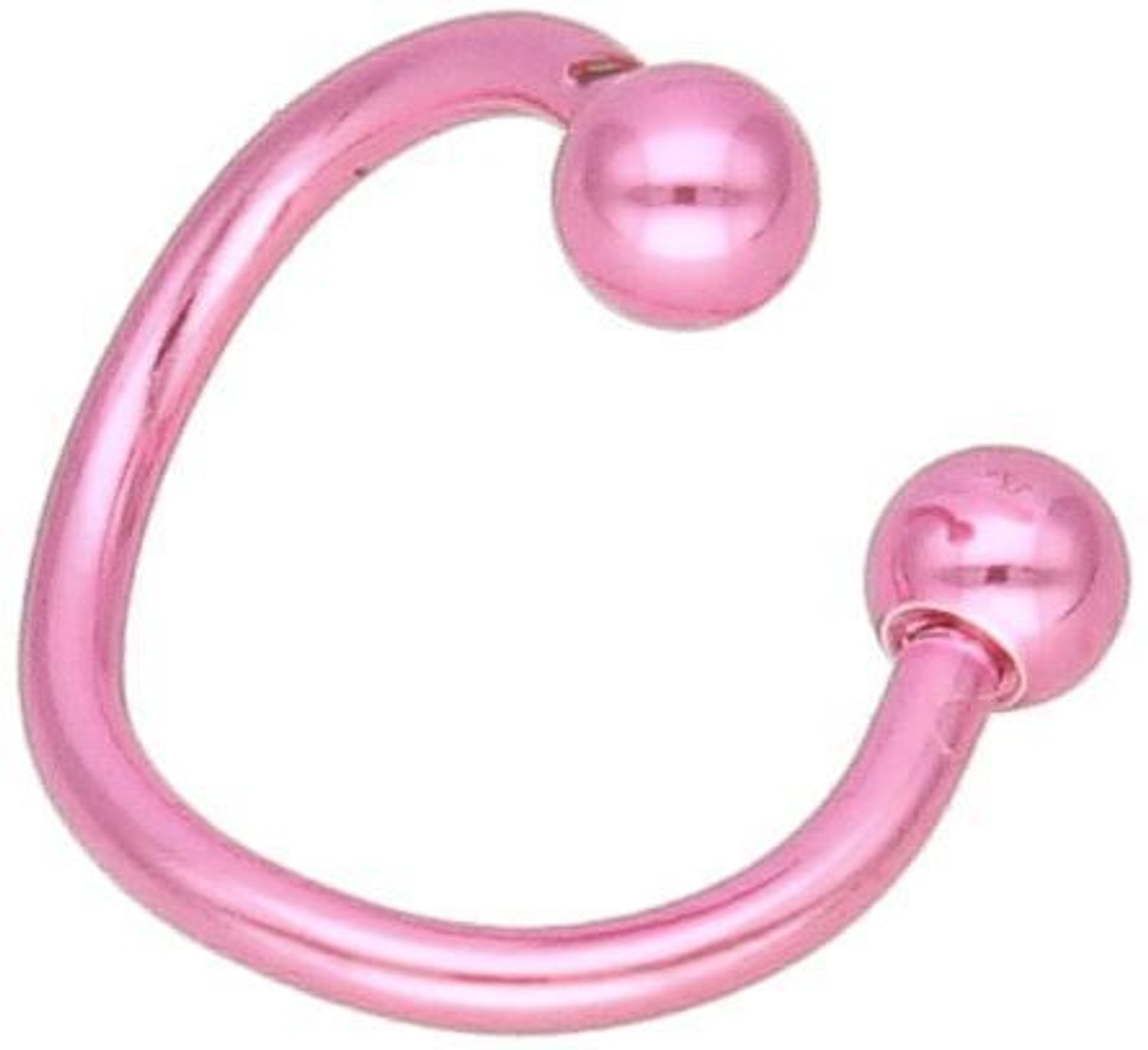 Kolczyk stalowy różowy spirala KOS 055 Szukasz czegoś wyjątkowego do swojego piercingu Kolczyk stalowy w kształcie spirali w kolorze różowego metalu 2.jpg